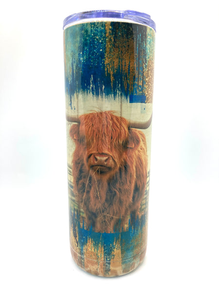 Texas Longhorn stainless steel Tumbler