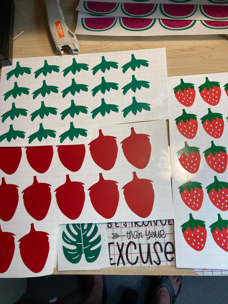 AAA Full page large strawberries